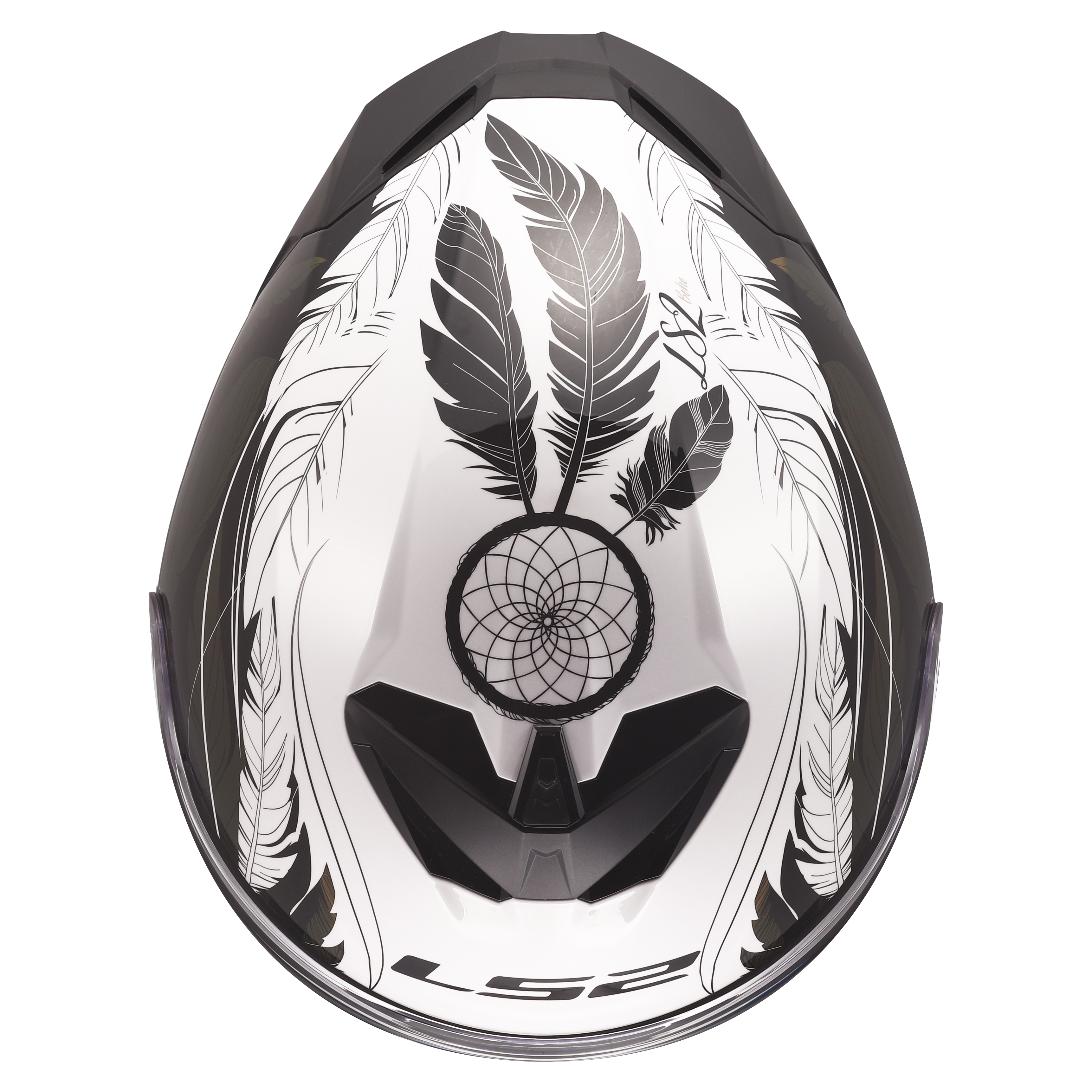 LS2 FF820 RAPID III BOHO WHITE BLACK PINK   16820090 (10)